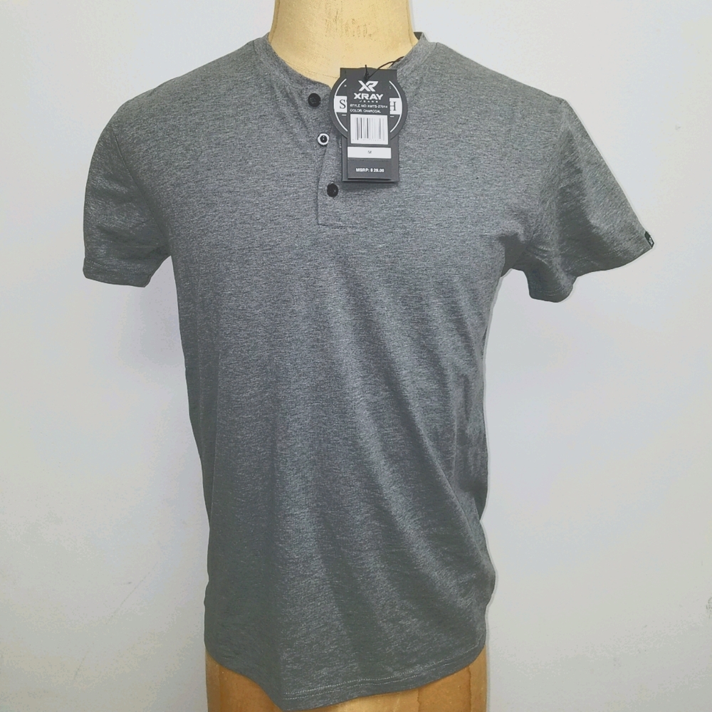 Fitted Henley Shirt